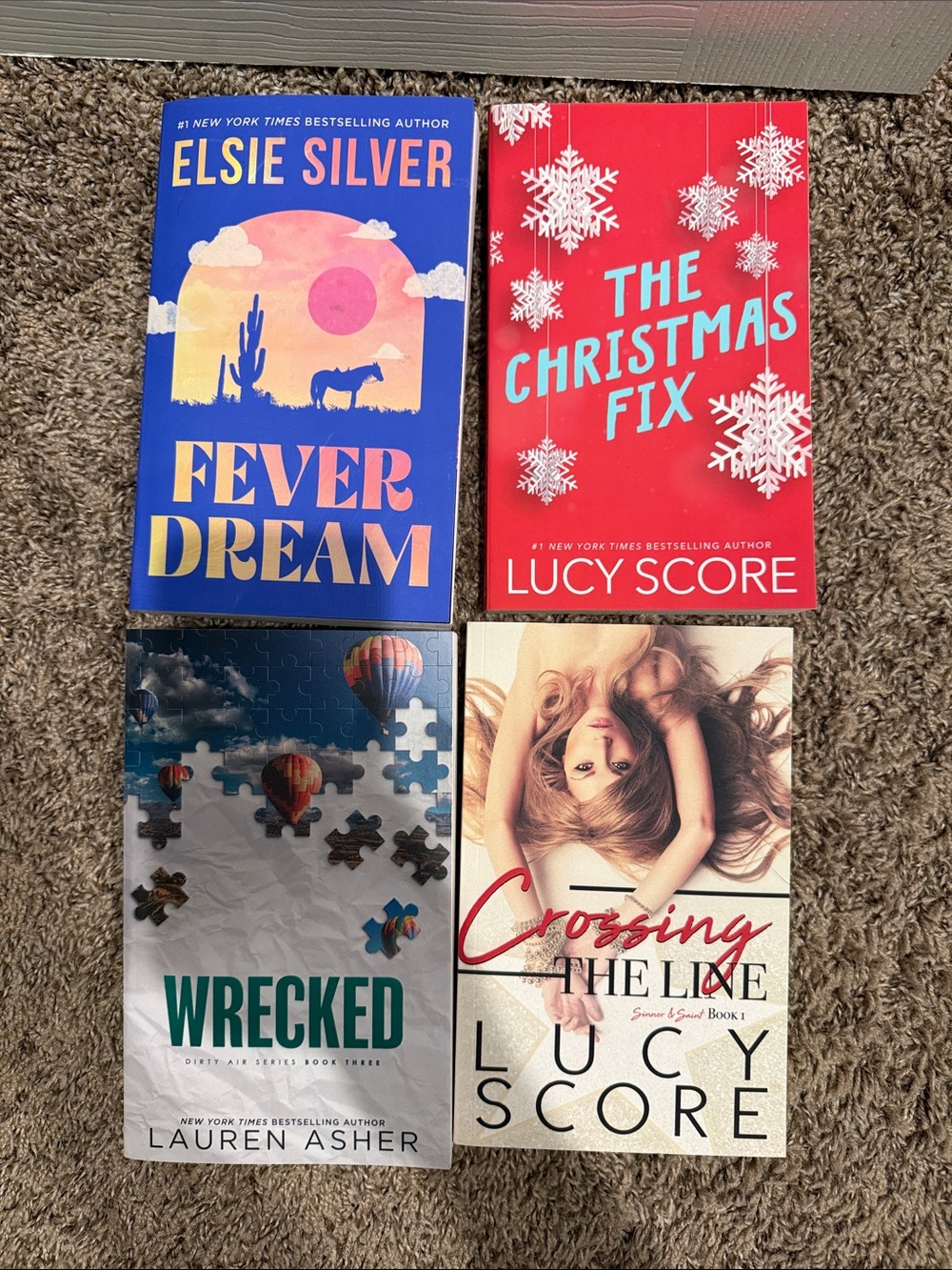 Four romance novels